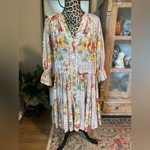 byTIMO Button-Down Long Sleeve Dress